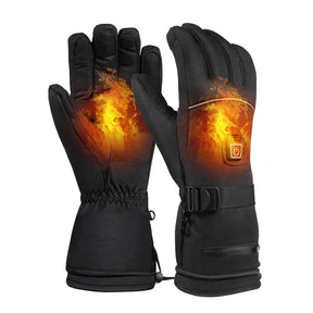 Electric Battery Heated Gloves - Waterproof, Thermal Heat, Touch Screen Finger Tips
