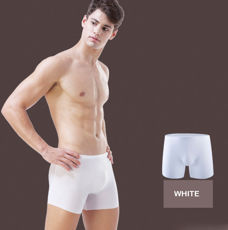 3D Seamless Pouch - Men's Ultra Thin Seamless Ice Silk Underpants (5-Pack)