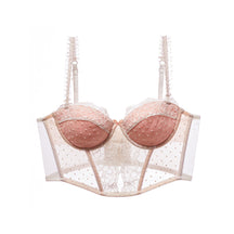 Alice French Lace Push Up Bra Pink
