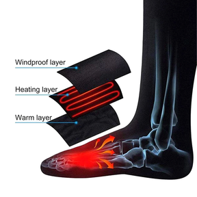 Electric Rechargeable Battery-Powered Heated Socks