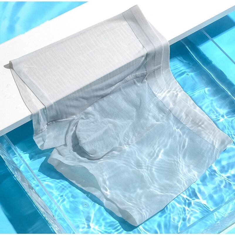 Men's Patterned Ultra Thin Ice Silk Trunks (6-Pack)