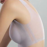 Hot Ultra-thin Ice Silk BraThin Silk Seamless Bra Wireless Underwear with  Removable Pad for Women Breathable