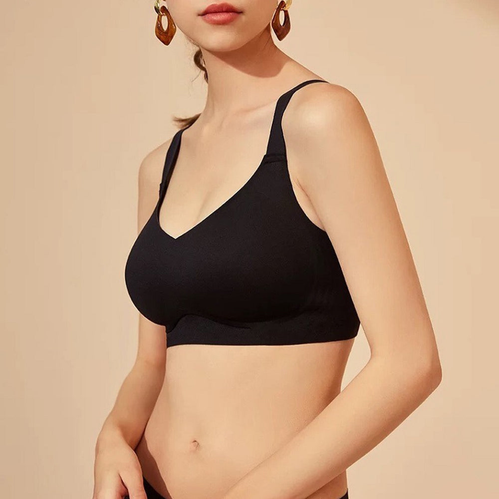 Ultra Supportive Bra Cropped Tops Pep&Co Imvisible Bra Different Bra U  Shaped Bra Strapless Bra with Support Longline Pink : : Fashion
