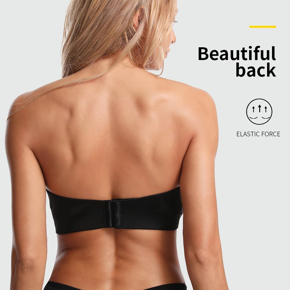 Strapless Front and Back Buckle Push up Bra, Women's Fashion, Undergarments  & Loungewear on Carousell
