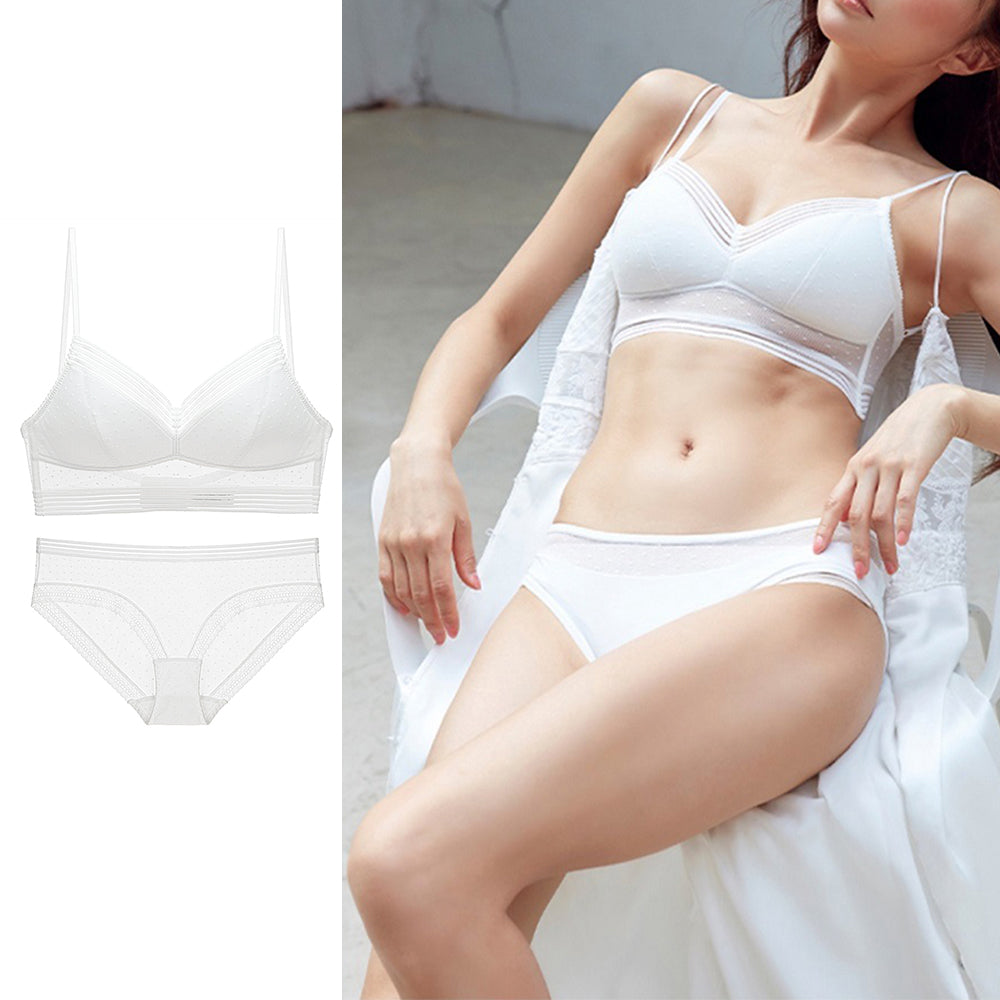 Low Back Wireless Lifting Lace Bra For 32A to 42C