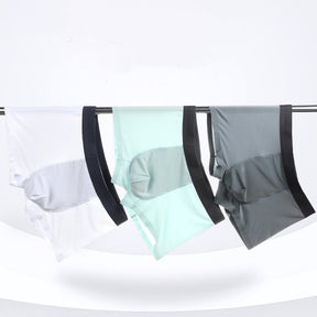 Men's Ultra Thin Seamless Ice Silk Underpants (5Pack)