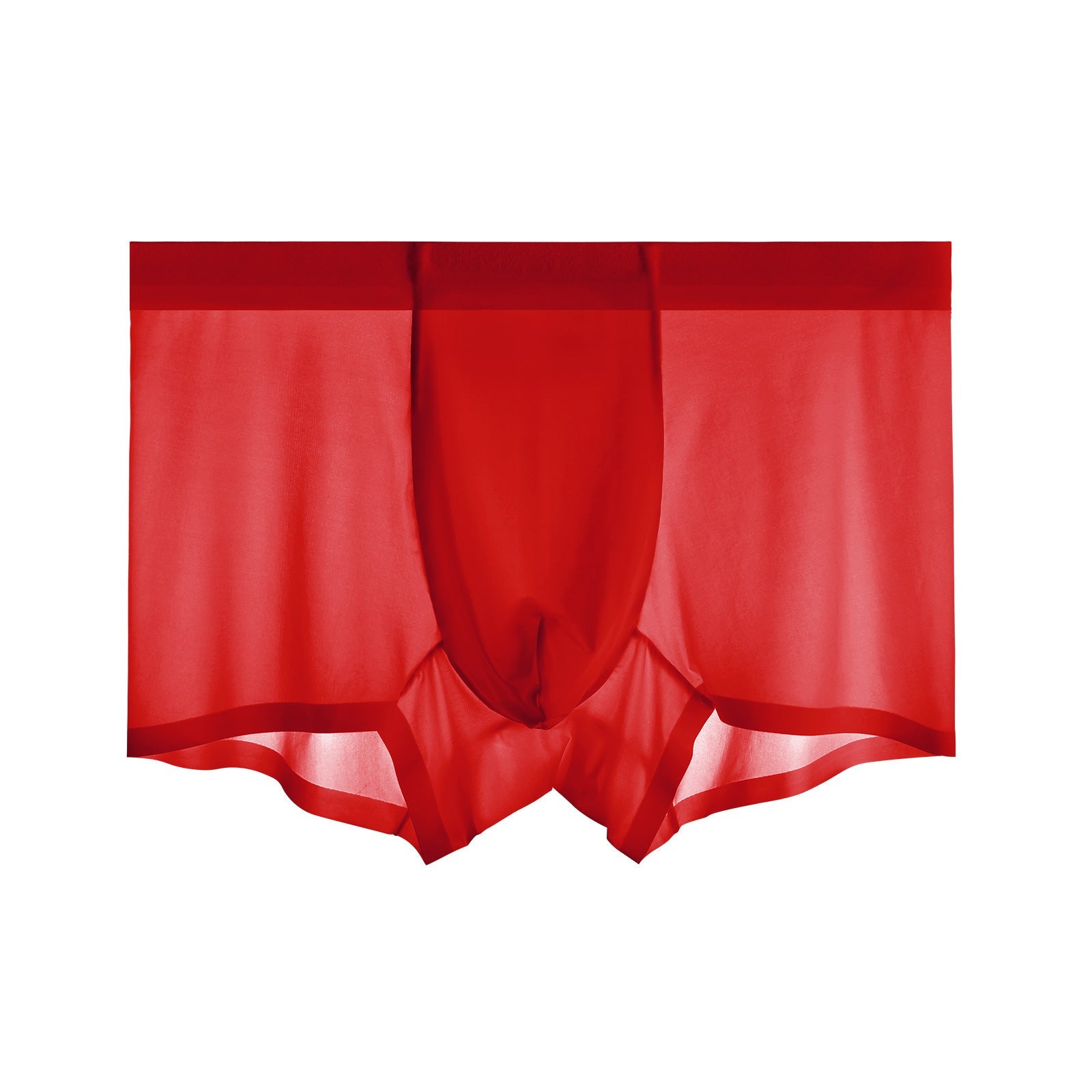 Men's Ultra Thin 3D Pouch Ice Silk Underpants (4-Pack)