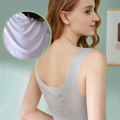 Thin Lace Butterfly Seamless Beautiful Back Breathable Ice Silk